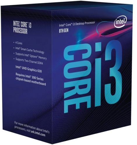 Intel Core i3-8100 4C/4T 3.60GHz 6MB 65W - CM8068403377308