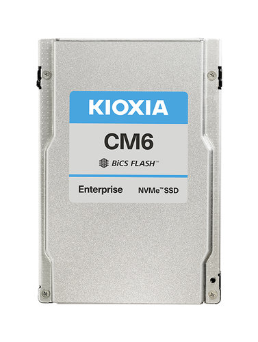 Kioxia CM6 7.68TB NVMe PCIe4x4 2.5 U.3 15mm SIE 1DWPD