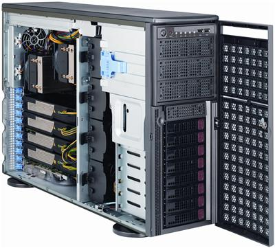 Supermicro CSE-747TQ-R1400B Tower/4U 8xSAS/SATA HotSwap, 2x1400W | smicro.cz